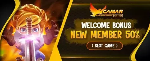 Selamat Datang Member Baru 100% promotion banner